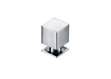 Gagang Stainless Steel Industri Klasik, Pegangan Kabinet Logam Disikat 35mm Baik Craftwork