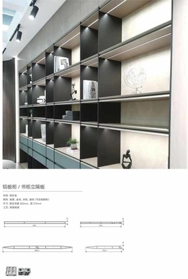 Aluminium Hitam Honeycomb Lemari Furnitur Kamar Tidur Kamar Hidup Lemari Penyimpanan