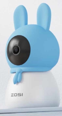 Kualitas tinggi 5 Inci Wireless Smart Video Baby Monitor dengan Night Vision 2 Way Audio Pan Tilt Zoom Terbuat dari Sensor Suhu