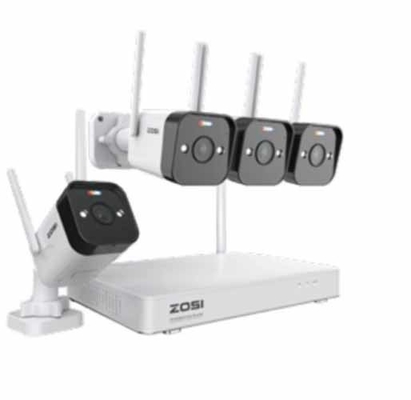 Harga Pabrik Kamera Pengawasan Waterproof 1080p AHD CCTV DVR KIT 8CH Dengan Kabel Jaringan dan Pasokan Listrik Termasuk
