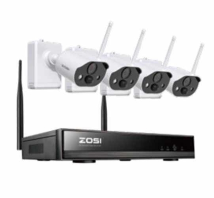Harga Pabrik Kamera Pengawasan Waterproof 1080p AHD CCTV DVR KIT 8CH Dengan Kabel Jaringan dan Pasokan Listrik Termasuk