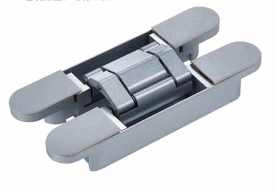 3D Adjustable Hidden Door Hinge Top Membuka 180 derajat dalam tiga arah untuk pintu yang dapat disesuaikan
