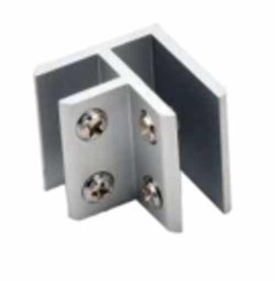 Hardware Stainless Steel Frameless Framed Disembunyikan Pivot Mirror Kaca Pintu Mandi Gelang Untuk Kacamata Mandi