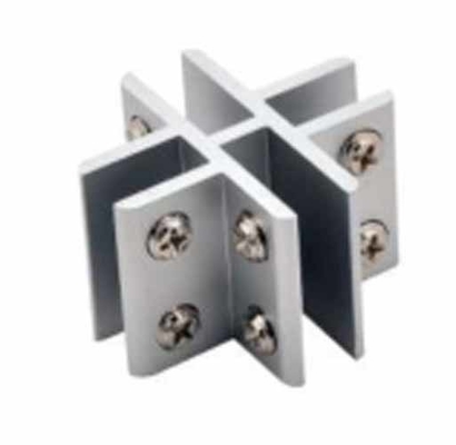 Hardware Stainless Steel Frameless Framed Disembunyikan Pivot Mirror Kaca Pintu Mandi Gelang Untuk Kacamata Mandi