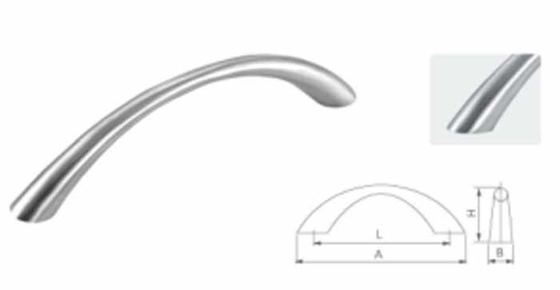 Baja SUS304 Kabinet Handled Furniture Baja tahan karat 304 Handle Dapur Kabinet Pintu Handle