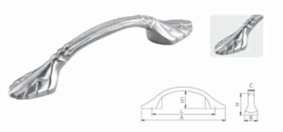 Baja SUS304 Kabinet Handled Furniture Baja tahan karat 304 Handle Dapur Kabinet Pintu Handle