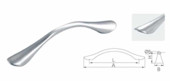 Baja SUS304 Kabinet Handled Furniture Baja tahan karat 304 Handle Dapur Kabinet Pintu Handle