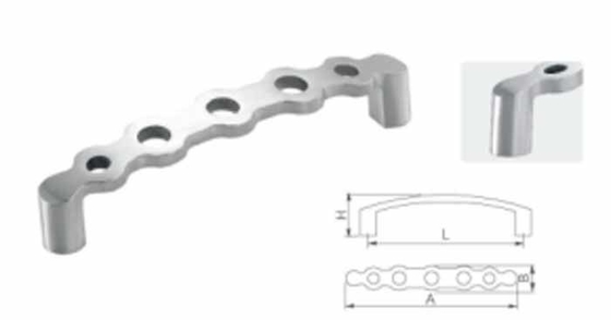 Jarak Lubang Sesuaikan Stainless Steel 304 Matte Door Handle Dengan Fitting Sekrup