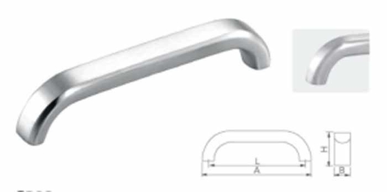 Jarak Lubang Sesuaikan Stainless Steel 304 Matte Door Handle Dengan Fitting Sekrup