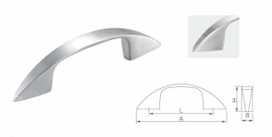 Furnitur Hardware Tarik Laci Dapur Lemari Tombol Pintu Stainless Steel Handle