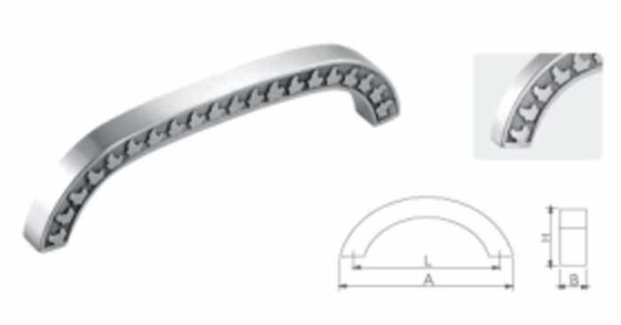 Furnitur Hardware Tarik Laci Dapur Lemari Tombol Pintu Stainless Steel Handle