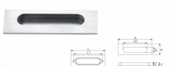 Pintu Kayu Stainless Steel Round Knob Dan Fix Rotatable Pintu Handle