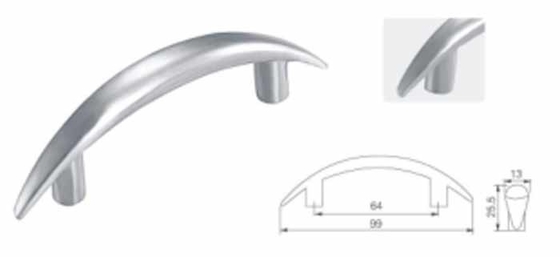 Pintu Kayu Stainless Steel Round Knob Dan Fix Rotatable Pintu Handle