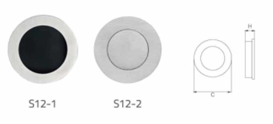 Solid U Shape Handle 304 Stainless Steel Untuk Alat Industri Peralatan Lemari Laci Wire Drawing Karton Perak