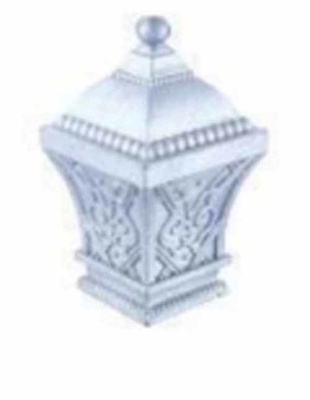 100x100 atau 4x4 Inch Aluminium Pagar Post Cap Ornamental Die Cast Post Cap