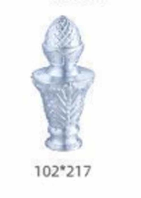 Guardrail pagar luar Galvanized Steel Post Cap Tube Cap untuk pagar kebun