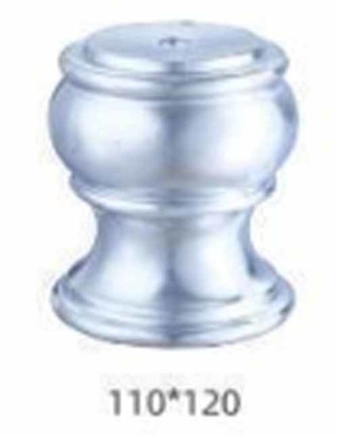 80X80 Aluminium Alloy Guardrail Balkon Railing Stair Handrail Post Cap puncak Tutup Heart Seat