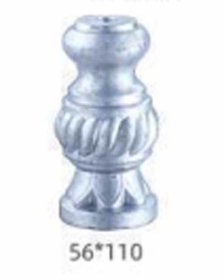 100x100 atau 4x4 Inci Cast Aluminium Pagar Post Cap Dengan rangka logam hiasan Dan layanan pemodelan 3D