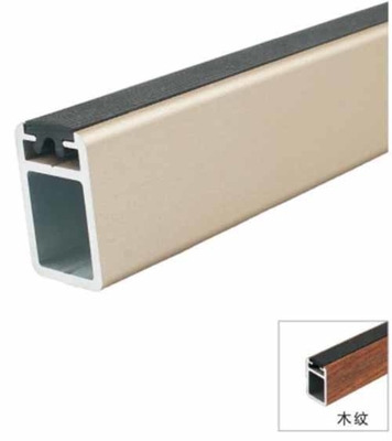 Advanced Grade Lemari pakaian tabung-Tanggang tiang Aluminium paduan Kamar mandi lemari pakaian Chrome Pipe