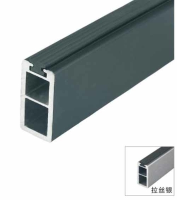 Advanced Grade Lemari pakaian tabung-Tanggang tiang Aluminium paduan Kamar mandi lemari pakaian Chrome Pipe