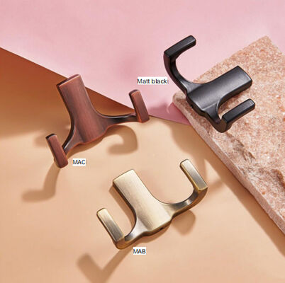 Modern Zinc Alloy Black Eco-Friendly Flexible Design Wall Hooks & Clothes Hangers with Storage for Living Room Bathroom Entrance