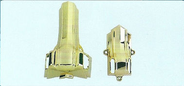 Plastik Coffin Corner Decoration Coffin Hardware Pelapisan Unggul Warna Emas