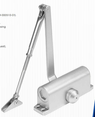 Heavy Duty Adjustable Automatic Door Closer Terdaftar Sedang Untuk Pintu 150 Kg
