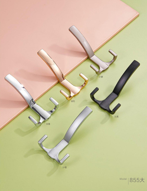 Dekat bulan mantel Hooks dinding dipasang Heavy Duty Metal Single Prong Robe Hanger tahan karat Wall Hooks untuk handuk topi tas kunci