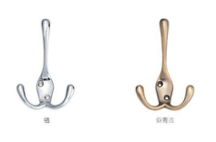 Warna emas dinding pakaian hook mantel baru hook kamar mandi mandi hook