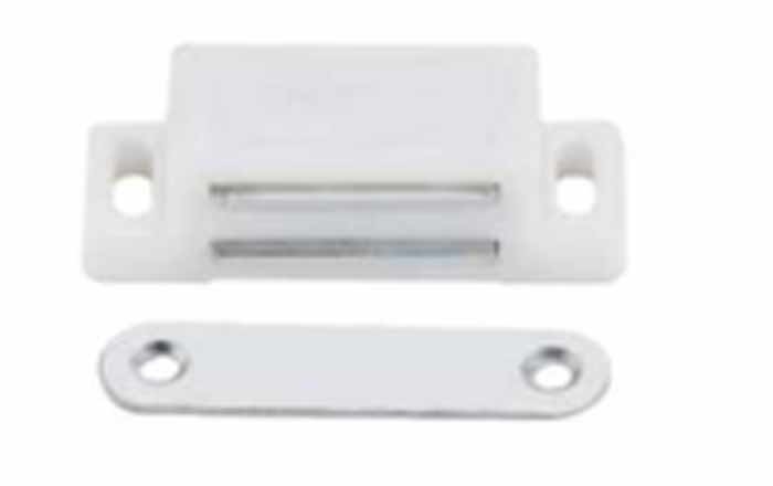 Kabinet Hidden Magnetic Door Catch Soft Touch Rebound Damper Closet Push to Open Door Sistem