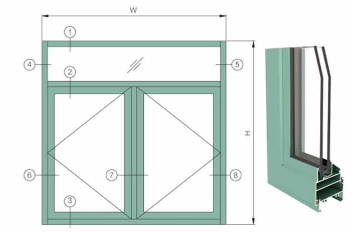 Australian Standards Container House Melbourne Double Glazed Windows Aluminium Sliding Windows