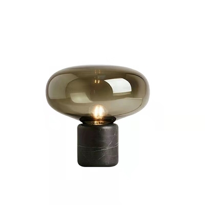 Lampu Meja Retro Lampu Kamar Tidur Mewah French Glass Desk Lampu Samping Tempat Tidur Abad Pertengahan