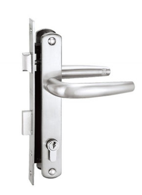 Casement Lever Aluminium Alloy Door Handles Lock Set Tilt Turn Wooden Mortise
