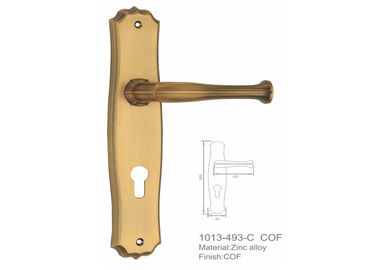 Desain kapal eVel dan gagang pintu rata Rosette Gagang pintu paduan seng 85mm