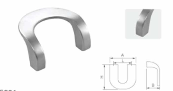 Furnitur Hardware Tarik Laci Dapur Lemari Tombol Pintu Stainless Steel Handle