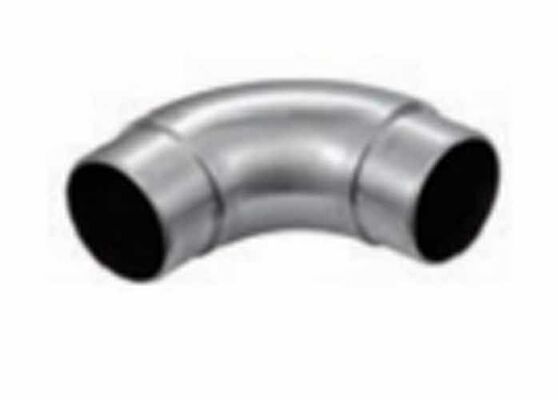 Desain Modern Konektor Tabung Persegi Stainless Steel untuk Aplikasi Tangga Balkon Hotel