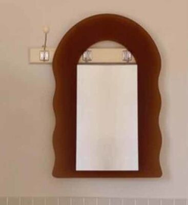 Baru Datang Ruang Tidur Dekorasi Ruang Tidur Seluruh Tubuh Estetika Mirror Irregular Kelinci Plush Full Body Mirror