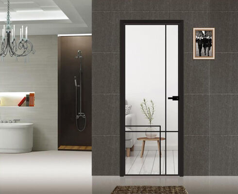 Residential Proof Anti-korosi Modern Dapur Pintu Luncur Soundproof Interior Balkon Pintu ukuran yang dapat disesuaikan
