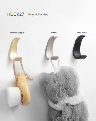Modern Y-bentuk Simple Solid Zinc Alloy Coat Hook Key Hook Double Hook Door Hat Rack Kamar Tidur Kamar Mandi Pakaian Pakaian