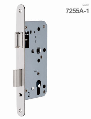 SS Panel Backset Security Mortise Door Lock NP Finish